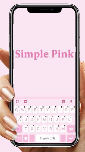 Simple Pink Theme - Image screenshot of android app