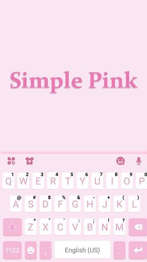 Simple Pink Theme - Image screenshot of android app