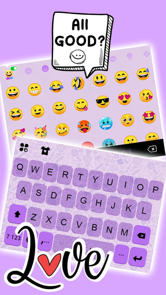 Simple Purple SMS Theme - Image screenshot of android app
