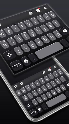 Simply Black Keyboard Theme - Image screenshot of android app