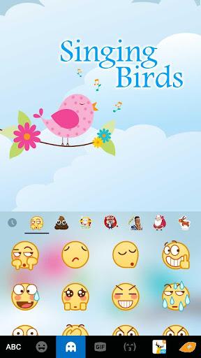 Singing Birds Keyboard - Image screenshot of android app