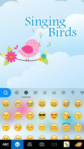 Singing Birds Keyboard - Image screenshot of android app