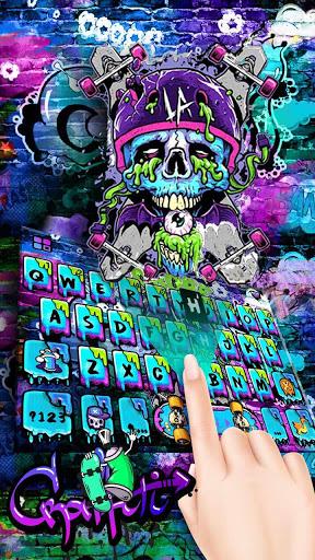 Skate Graffiti Keyboard Theme - عکس برنامه موبایلی اندروید