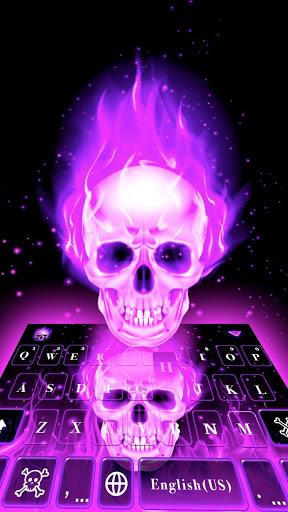 Skeleton Keyboard Theme - عکس برنامه موبایلی اندروید