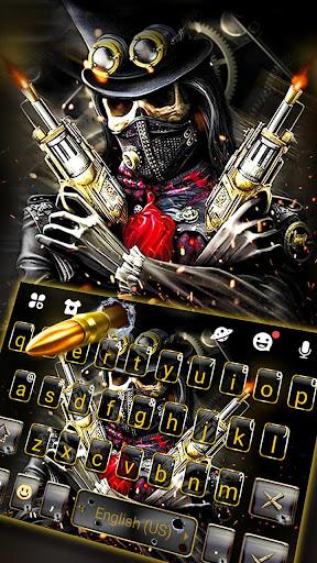 Skull Gun Theme - Image screenshot of android app