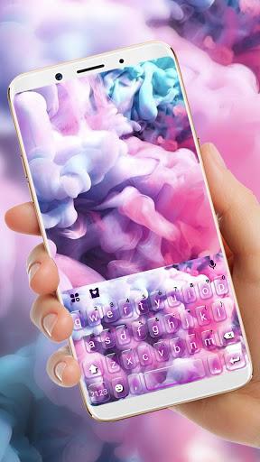 Smoky effect Colors Keyboard - Image screenshot of android app