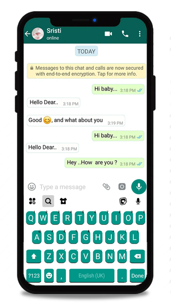 SMS Chat Messages Theme - Image screenshot of android app