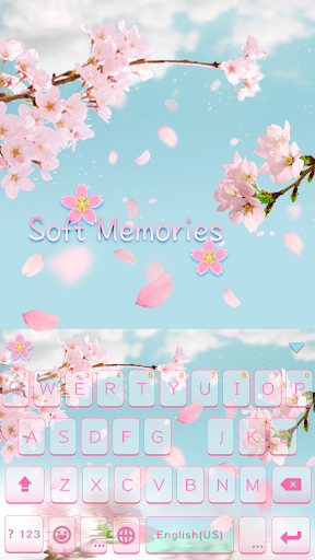 Soft Memories Keyboard Theme - عکس برنامه موبایلی اندروید