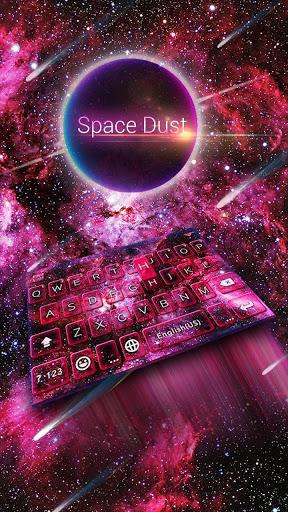 Spacedust Keyboard Theme - عکس برنامه موبایلی اندروید