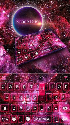 Spacedust Keyboard Theme - عکس برنامه موبایلی اندروید