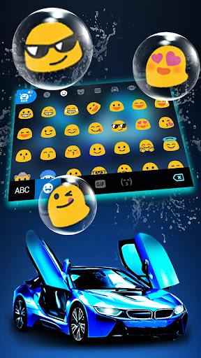 Speedy Sports Car Keyboard Theme - Image screenshot of android app