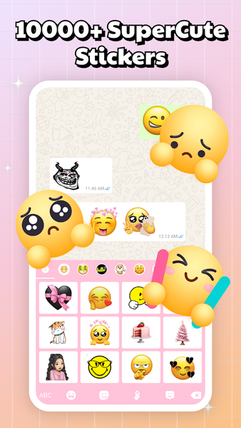 Sticker & Emoji - Memes Maker - عکس برنامه موبایلی اندروید