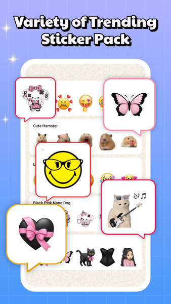 Sticker & Emoji - Memes Maker - عکس برنامه موبایلی اندروید