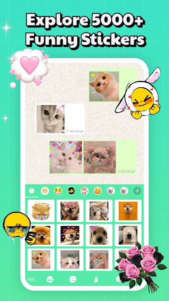 Sticker & Emoji - Memes Maker - عکس برنامه موبایلی اندروید