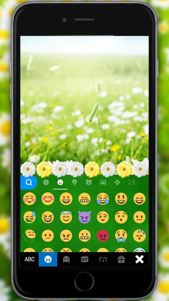 Sunlight Summer Grass Keyboard Background - Image screenshot of android app