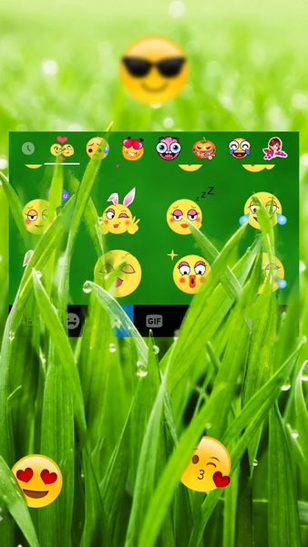 Sunlight Summer Grass Keyboard Background - Image screenshot of android app