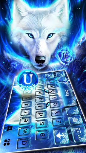 Surreal Wolf Keyboard Theme - Image screenshot of android app