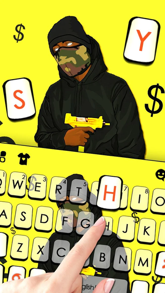 Swag Boy Keyboard Theme - عکس برنامه موبایلی اندروید