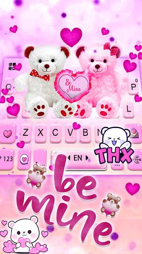 Teddy Bear Couple Theme - Image screenshot of android app