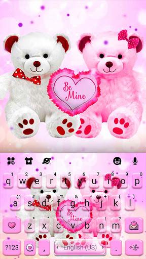Teddy Bear Couple Theme - Image screenshot of android app