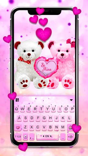 Teddy Bear Couple Theme - عکس برنامه موبایلی اندروید