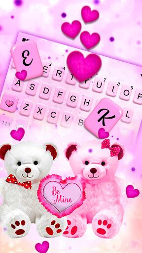 Teddy Bear Couple Theme - Image screenshot of android app