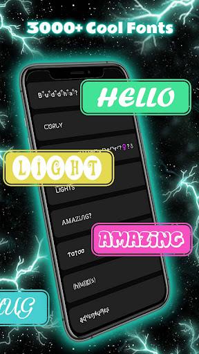 Thunder Neon Wolf Theme - Image screenshot of android app