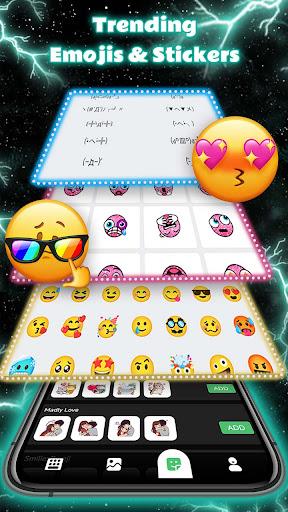 Thunder Neon Wolf Theme - Image screenshot of android app