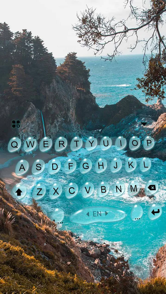 Transparent Beach Theme - عکس برنامه موبایلی اندروید