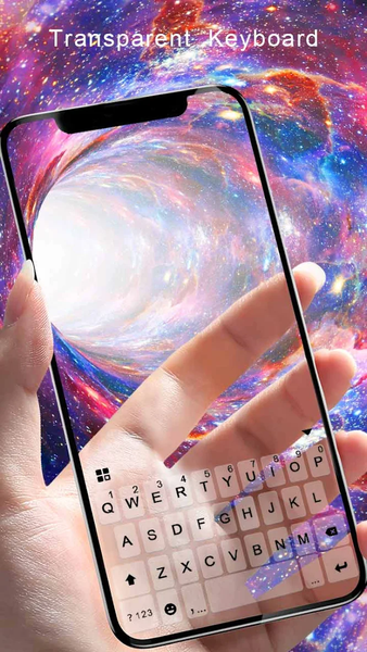 Transparent Galaxy Theme - Image screenshot of android app