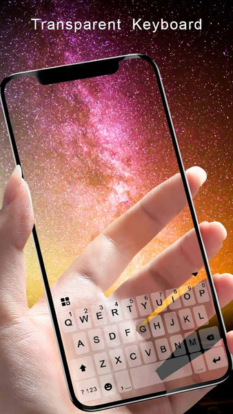 Transparent Galaxy Theme - Image screenshot of android app