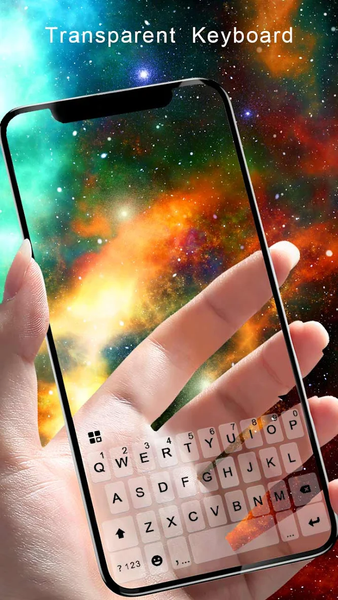 Transparent Galaxy Theme - Image screenshot of android app
