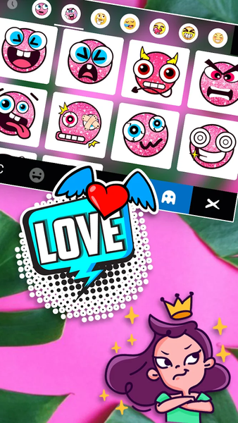 Tropical Leaves Keyboard Backg - عکس برنامه موبایلی اندروید