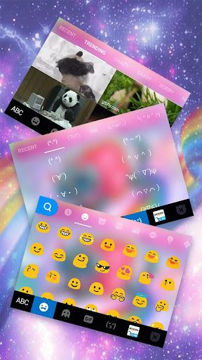 Rainbow Cat Keyboard Theme - عکس برنامه موبایلی اندروید