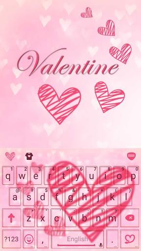 Valentine Kika Keyboard - عکس برنامه موبایلی اندروید