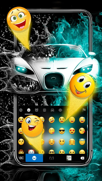 Water Splash Car ۳D Theme - عکس برنامه موبایلی اندروید