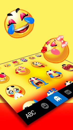 Yellow Bear Keyboard Theme - عکس برنامه موبایلی اندروید
