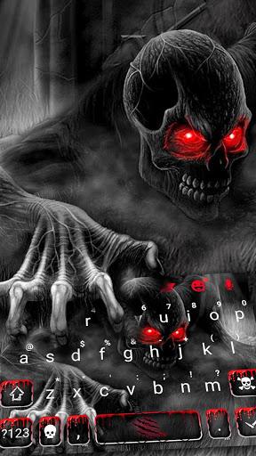 Zombie Monster Skull Keyboard Theme - عکس برنامه موبایلی اندروید