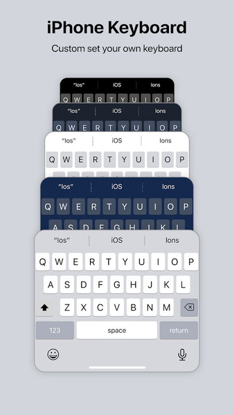 iPhone Keyboard - Image screenshot of android app