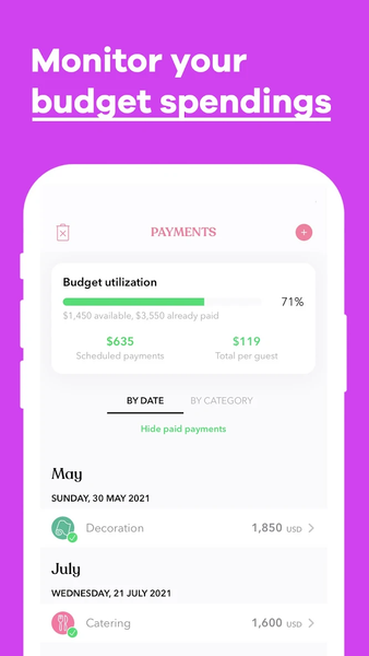 Quincy - Quinceanera Planner - عکس برنامه موبایلی اندروید