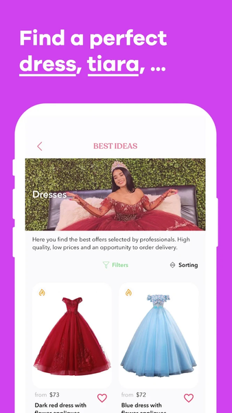 Quincy - Quinceanera Planner - عکس برنامه موبایلی اندروید
