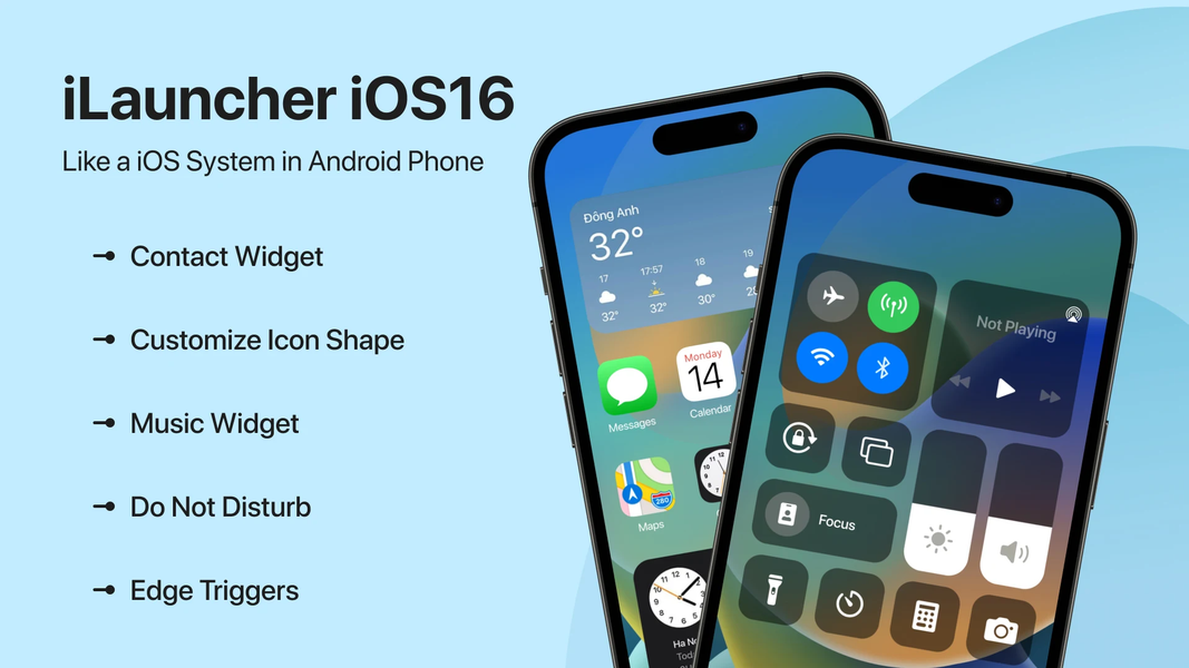 Launcher iOS16 - iLauncher - عکس برنامه موبایلی اندروید