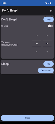 Don't Sleep! - عکس برنامه موبایلی اندروید
