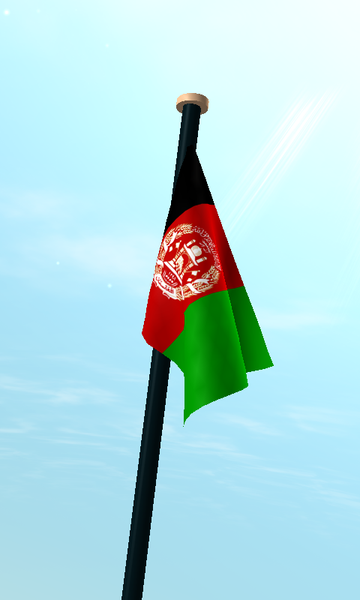 Afghanistan Flag 3D Free - Image screenshot of android app