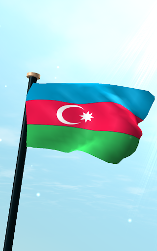 Azerbaijan Flag 3D Free - Image screenshot of android app