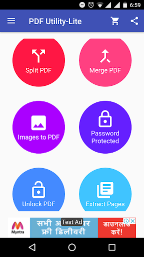 PDF Utility - PDF Tools Split/ - Image screenshot of android app