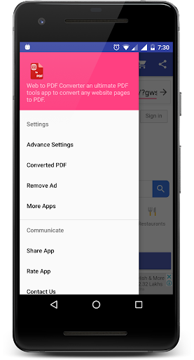 Web to PDF Converter - Lite - Image screenshot of android app