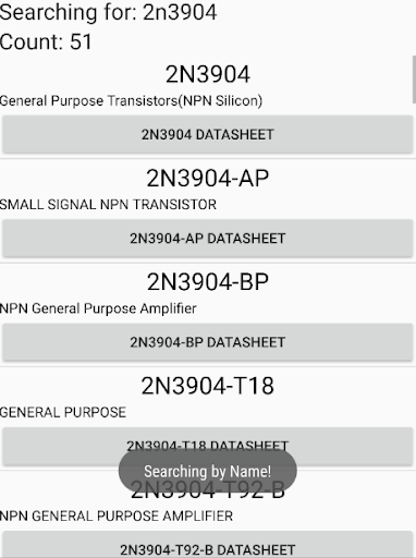 Electronic Parts Offline DB - عکس برنامه موبایلی اندروید