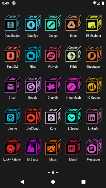 ۳D Colorful Flat Icon Pack - عکس برنامه موبایلی اندروید