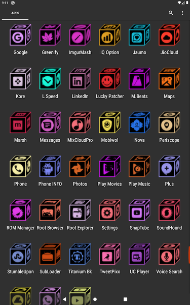 ۳D Colorful Flat Icon Pack - عکس برنامه موبایلی اندروید